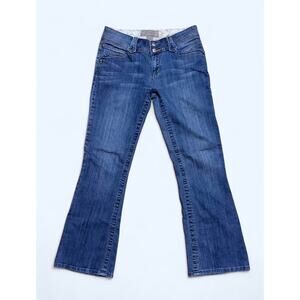 Vtg Y2K Candie’s Low Rise Bootcut Medium Wash Denim Jeans Floral Lined Interior